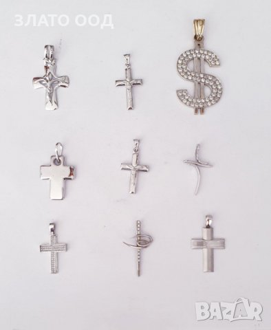 Златни синджири и медальони, бяло злато 14К, снимка 5 - Колиета, медальони, синджири - 27598280