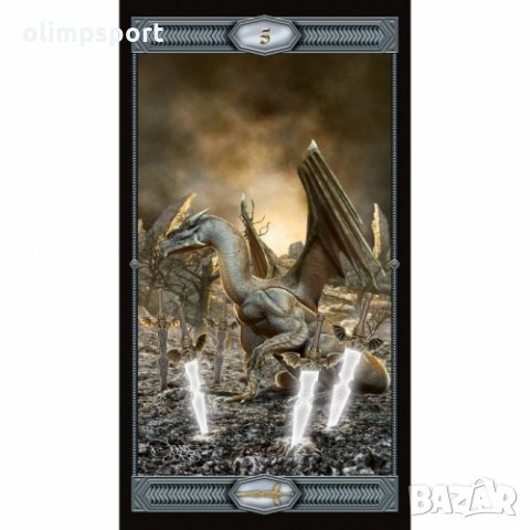 карти таро LOSCARABEO DRACONIS нови  , снимка 5 - Карти за игра - 32692532