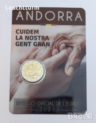 2 евро 2021 Андора  Грижа за възрастните 2021 Andorra