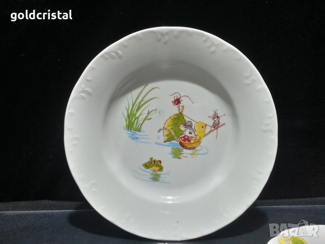 Стар български порцелан детски комплект , снимка 2 - Колекции - 16009289