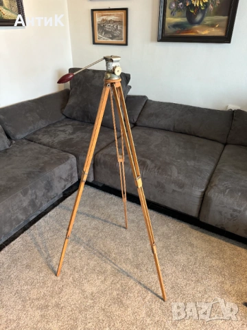 Дървен Фото Статив Тринога