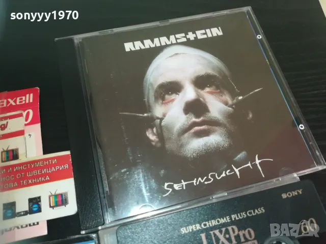 RAMMSTEIN SEHNSUCHT CD COPY TO TAPE SONY UX-PRO 0711241552, снимка 3 - Аудио касети - 47880229