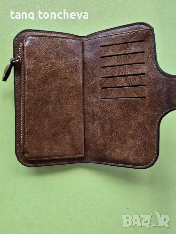 Карамелено кафяво портмоне, снимка 3 - Портфейли, портмонета - 51467864