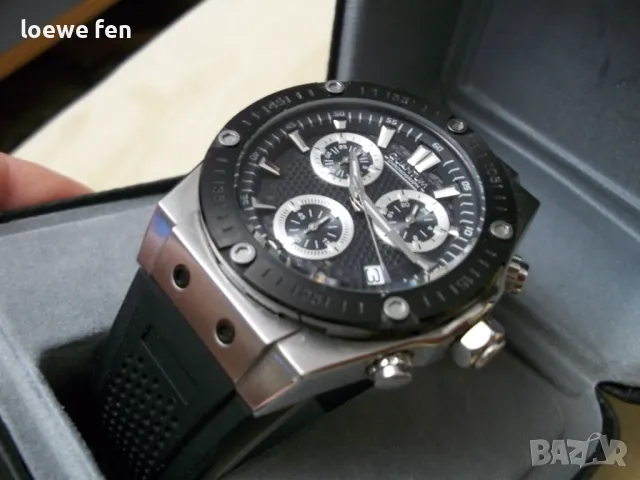 Quantum - hublot style - мъжки часовник, снимка 3 - Мъжки - 48817796