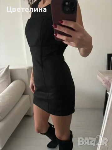 Черна рокля XS , снимка 2 - Рокли - 48022911