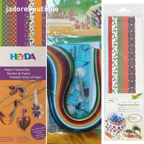 Материали за квилинг различни видове