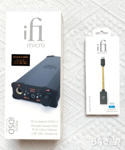 Преносим усилвател за слушалки и ДАК - iFi Micro iDSD Black Label
