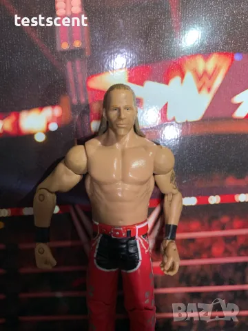 Екшън фигура WWE HBK Shawn Michaels The Heartbreak Kid WWE Mattel Шон Майкълс играчка figure Basic, снимка 2 - Колекции - 49149186