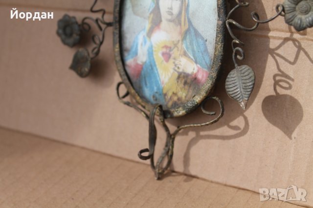 Стар домашен иконостас , снимка 4 - Антикварни и старинни предмети - 36712884