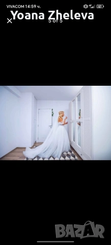 Булчинска сватбена рокля, снимка 3 - Сватбени рокли - 53171821