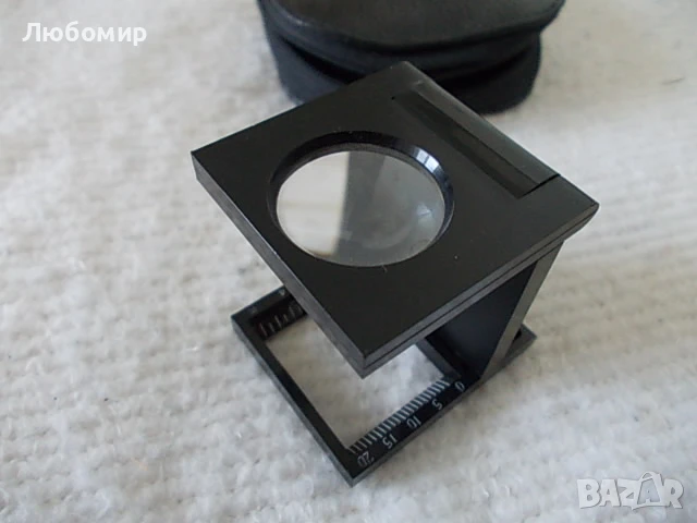 Сгъваема измерителна лупа 5х