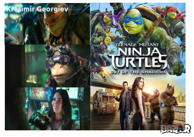 Продавам на флаша или  видео касети с филми за деца -Костенурките нинджа -13 филма, снимка 7 - Анимации - 48563554