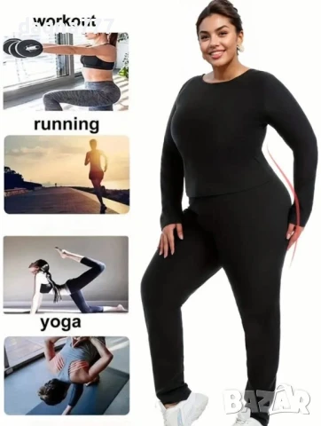 Сауна комплект за отслабване голям размер, снимка 3 - Спортна екипировка - 50834417