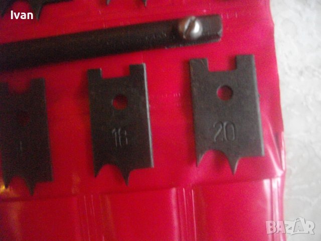 СССР/Руски Старо Качество-Комплект НОВИ Ръчни Плоски Свредла За Дърво-14-32мм-Държач-Инструментален, снимка 11 - Други инструменти - 43326097