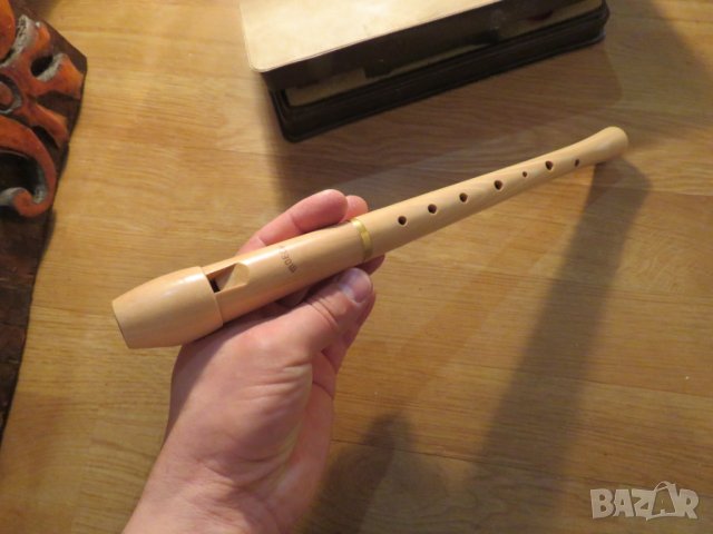 Блок флейта MOECK - сопрано 80те г. изключително запазена и в пълен комплект с оригиналната си ку, снимка 6 - Духови инструменти - 26727318