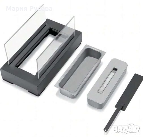 Биокамина за вкъщи или навън  черна /бяла , снимка 3 - Камини - 43512154