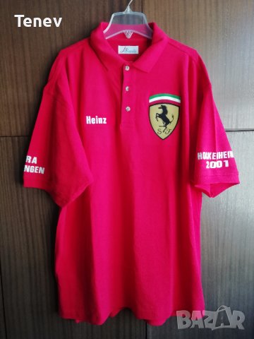 Michael Schumacher Ferrari Hockenheim 2001 колекционерска тениска XL Ферари Шумахер 