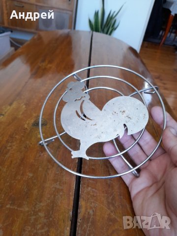 Стара поставка за топли съдове,предмети #10, снимка 3 - Антикварни и старинни предмети - 37607738