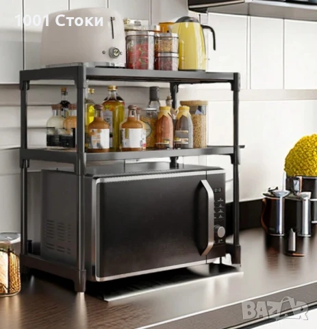 Етажерка за Съхранение 2рафта над Микровълнова Печка , снимка 1