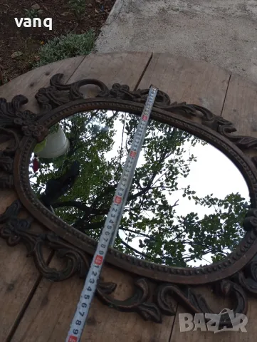 Огледало с орнаментирана рамка, снимка 2 - Други ценни предмети - 47306549