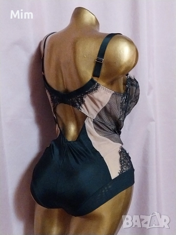 80 G Черно еластично боди , снимка 6 - Бельо - 52745524