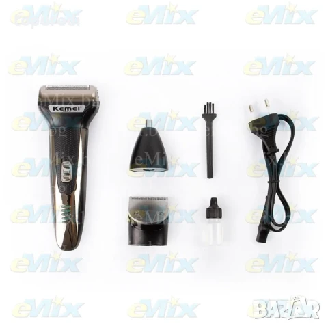 Самобръсначка с тример Kemei 6776, снимка 7 - Машинки за подстригване - 50725819