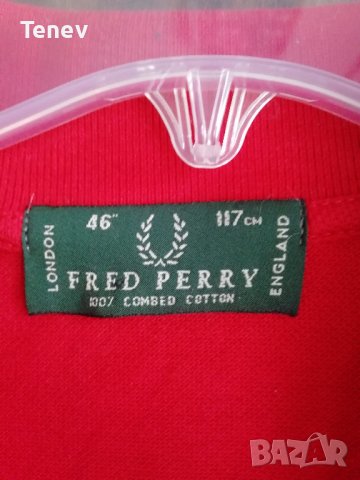 Fred Perry оригинална маркова мъжка блуза с дълъг ръкав XL/2XL, снимка 4 - Блузи - 38826846