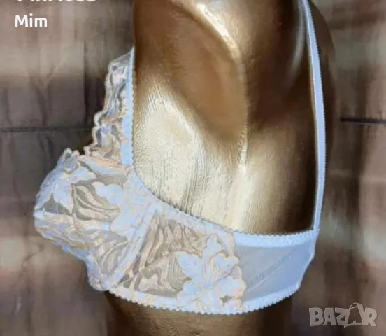 90 С Франция Дантелен сутиен с бродерия , снимка 3 - Бельо - 48430314