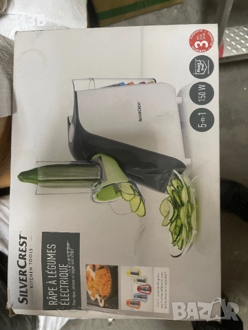 Електрическо ренде 5 в 1, SilverCrest, 150 W, неръждаема стомана, 280x136x365мм, комплект с 5 аксесо, снимка 3 - Кухненски роботи - 52729801