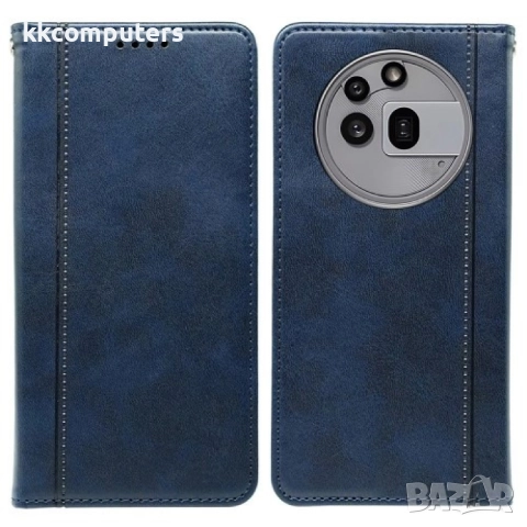 Nothing Phone (3a) Pro Magnetic/Calf Texture Wallet Кожен Калъф и Протектор, снимка 2 - Калъфи, кейсове - 51440256