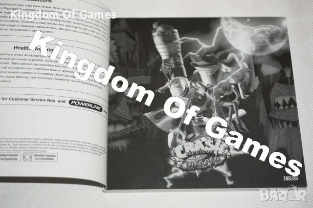 Игра за PS1 Crash Bandicoot 3: Warped Platinum ТЕСТВАНА И РАБОТЕЩА, снимка 11 - Игри за PlayStation - 50094647