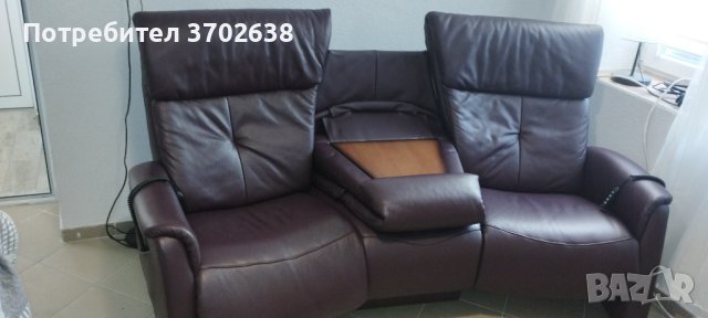 Продавам нов кожен диван мултифункционален с електрически облегалки и за краката от Германия , снимка 10 - Дивани и мека мебел - 43153417