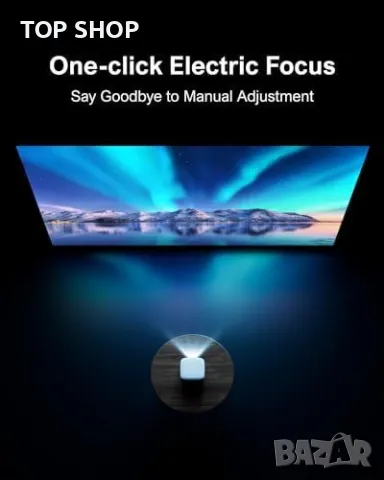 Нов ULTIMEA Apollo P10 Проектор - 1080P, 300 ANSI, Ниска Латентност, снимка 5 - Плейъри, домашно кино, прожектори - 49498254