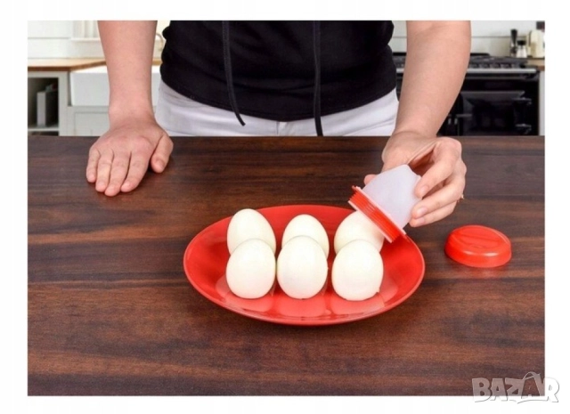 Силиконови формички за варене на яйца без черупка  
