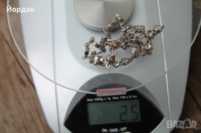 Дамско сребърно колие , снимка 14 - Колиета, медальони, синджири - 49771473