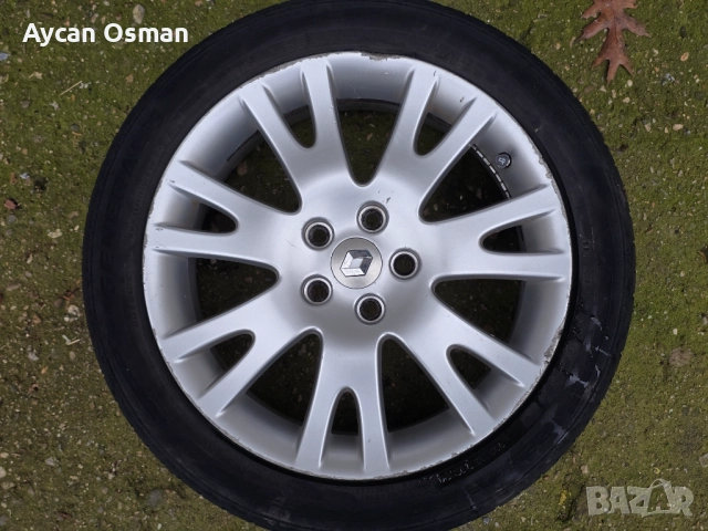 Оригинални джанти Renault Silverstone 17" с летни гуми GENERAL ALTIMAX SPORT 225/45 R17, снимка 9 - Гуми и джанти - 52893331