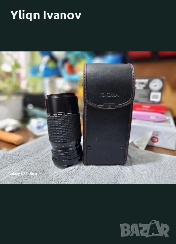 Продавам: Класически Телеобектив Sigma Zoom-K III 75-210mm f/3.5-4, снимка 11 - Обективи и филтри - 52687655