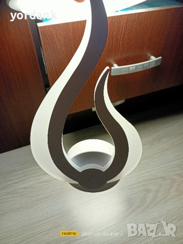 Декоративна лампа аплик във формата на пламък за стена , снимка 3 - Лампи за стена - 43146452