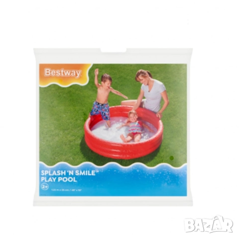 Детски надуваем басейн, Bestway Splash 'N Smile Play Pool, снимка 2 - Други стоки за дома - 52057629