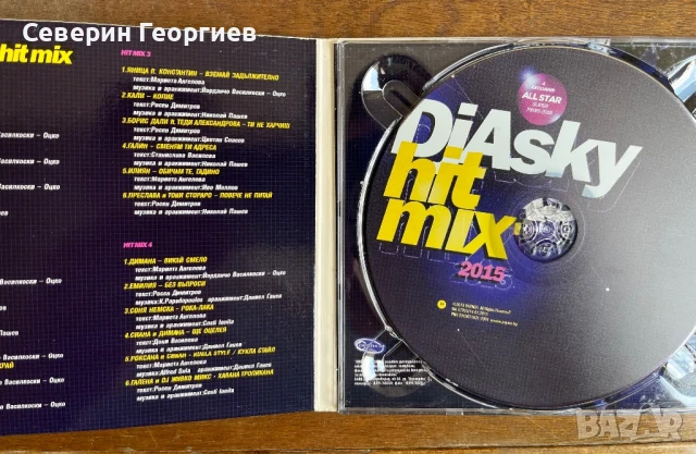 DJ Asky Hit Mix 2015, снимка 2 - CD дискове - 51237299