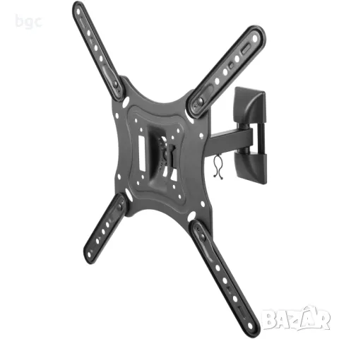 НОВА стойка за TV A+ SPB5141, Регулируема, 23"-55", Черна, снимка 6 - Стойки, 3D очила, аксесоари - 48732992