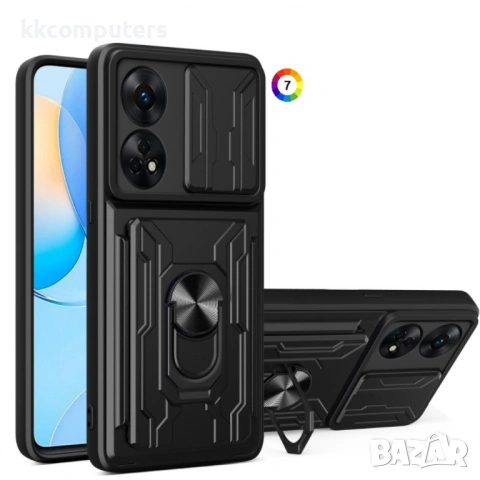 OPPO Reno8 T 4G Удароустойчив Ring Holder Калъф и Протектор