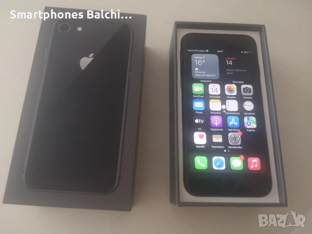 Iphone 8 Space Grey-100%Battery health 