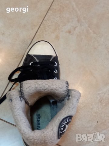 Зимни кецове Converse естествена кожа , снимка 12 - Кецове - 38753071