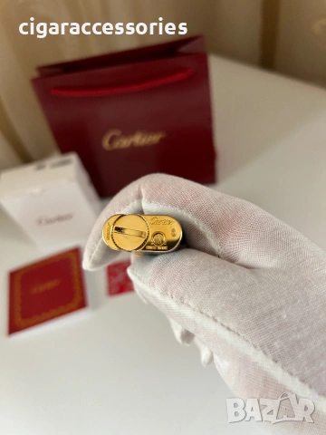 Луксозна запалка Cartier с кутия и сертификат, снимка 5 - Запалки - 53438993