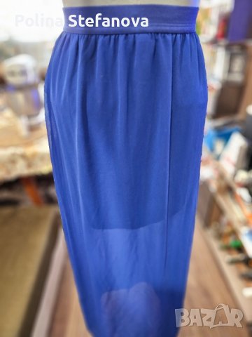 Дълга синя пола, снимка 2 - Поли - 43775048