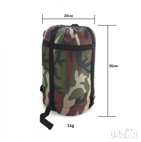 Трисезонен спален чувал тип мумия, снимка 5 - Надуваеми легла - 33361432