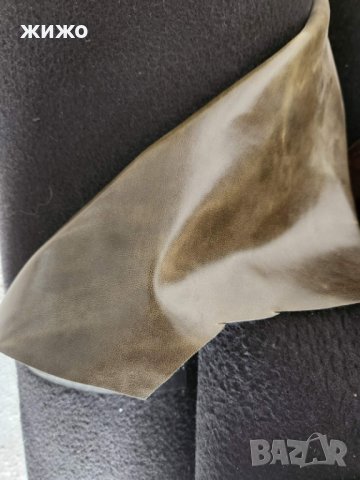 Изкуствена кожа тъмно зелен лак за мебели и други