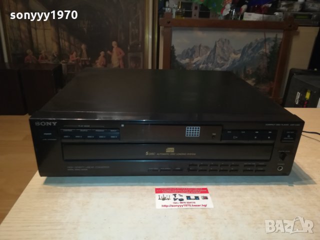 sony cdp-c425 cd player-made in japan 2901221934, снимка 3 - Декове - 35603645