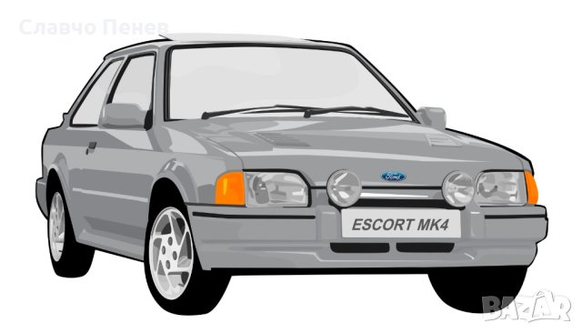 Огледало дясно за Ford Escort IV/Ford Orion II, снимка 3 - Части - 40279788